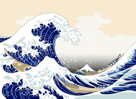 Hokusai wave